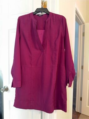 Madewell Magenta Tunic Dress